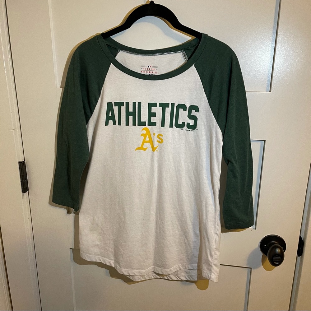 Oakland A's Raglan Baseball Tee